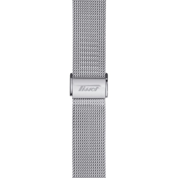 Tissot  Heritage Visodate - T118.410.11.277.00 Reloj en caja de acero de 40mm con mecanismo de cuarzo, esfera de color plateado 