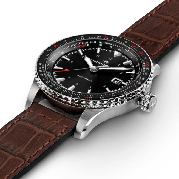 Hamilton Khaki Aviation Converter Auto - H76615530 Reloj en caja de acero de 42mm de diámetro, mecanismo automático con reserva 