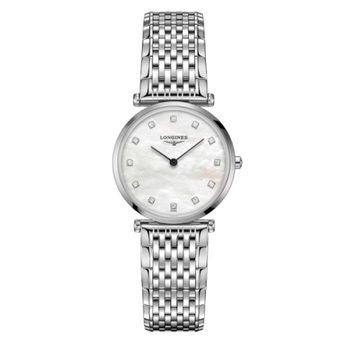 Longines Grande Classique - L4.512.4.87.6 El Longines Grande Classique es un reloj en caja de acero de 34 mm, mecanismo suizo de