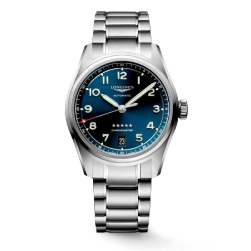 Longines Spirit - L3.410.4.93.6 Reloj en caja de acero de 37 mm con de mecanismo automático y reserva de marcha de hasta 72h, fo