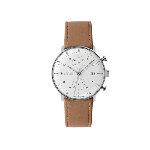 Junghans Max Bill Chronoscope - 27/4502.02 Reloj en caja de acero de 40mm, mecanismo automático calibre J880.2 (sin función de c