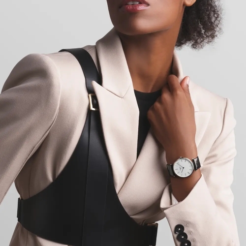 Longines La Grande Classique - L4.755.4.11.2 Reloj en caja de acero de 36mm con mecanismo de cuarzo y esfera de color blanco y n