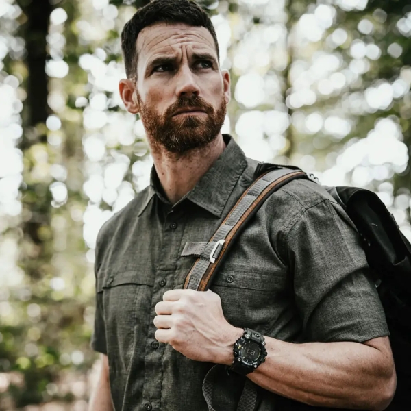 Casio G-Shock - GW-9500-3ER Reloj en caja de resina de base biológica de 56,7 x 52,7mm, esfera en color negro con display y brúj