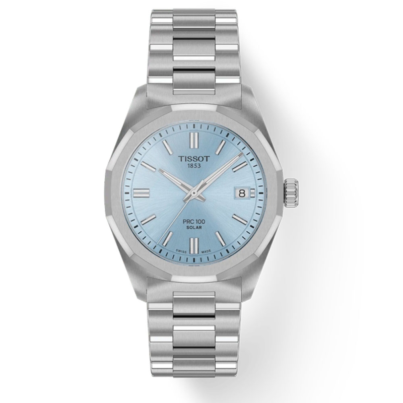 Tissot Prc 100 Solar Quartz 34mm - T151.822.11.351.00 El emblemático modelo PRC 100, presentado originalmente a mediados de los