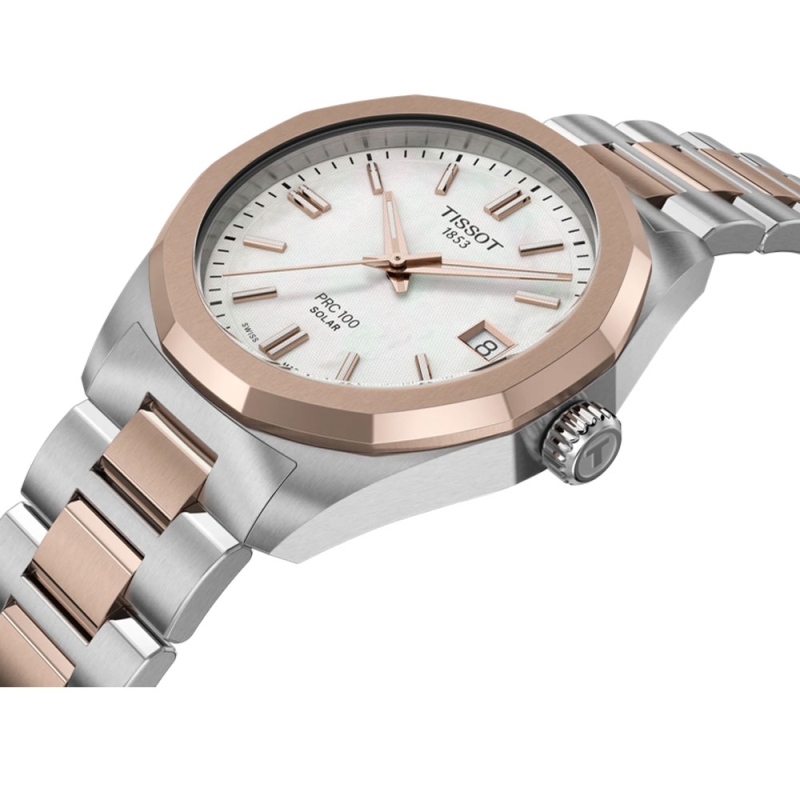 Tissot Prc 100 Solar Quartz 34mm - T151.822.22.111.00 El emblemático modelo PRC 100, presentado originalmente a mediados de los  2