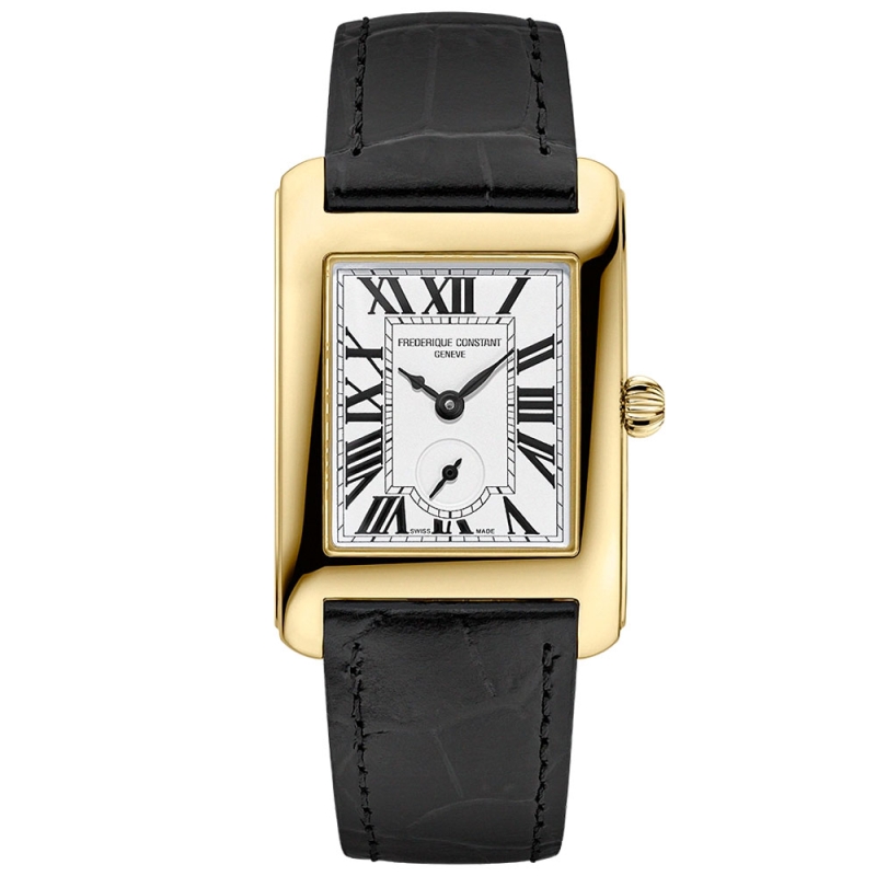 Frederique Constant Classic Carree Small Seconds - FC-235S2C5 Finura de la muñeca, finura del reloj: el slimline gents small sec
