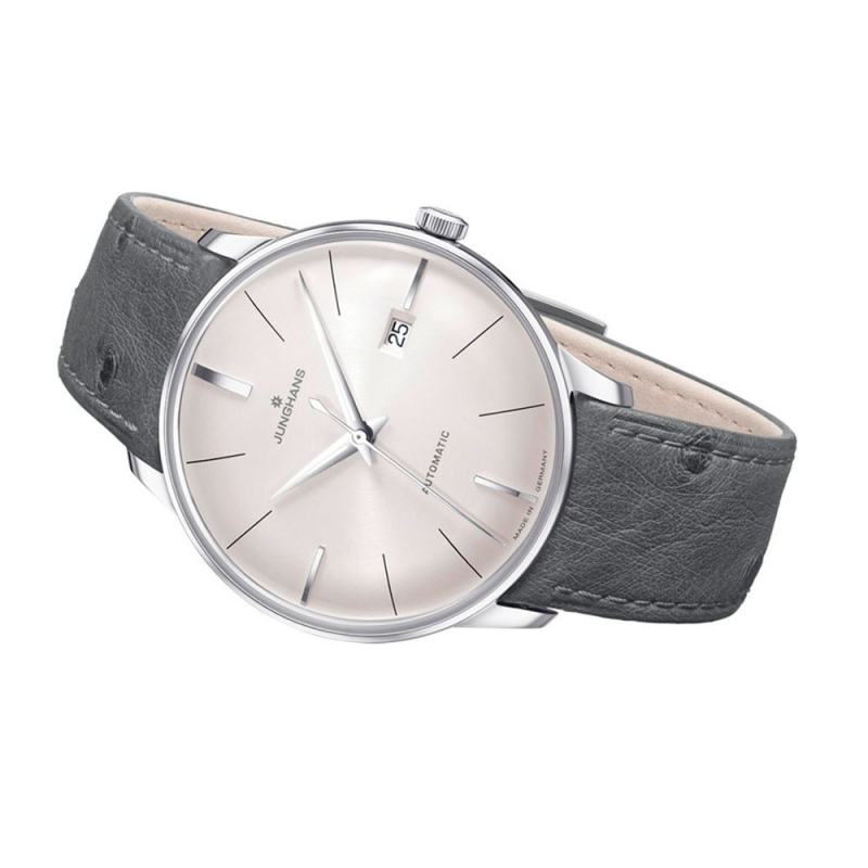 Junghans Meister Automatic 27/4416.02 El modelo se presenta en una caja de acero inoxidable de 40,4 mm de diámetro con acabado p 2
