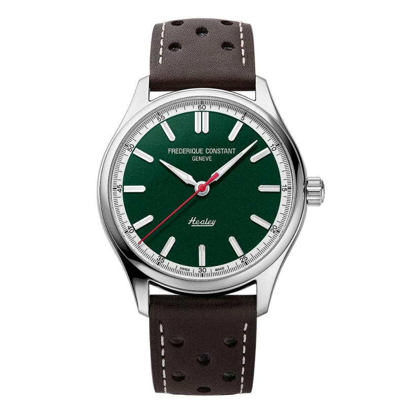 Frederique Constant Vintage Rally Healey Automatic -FC-301HGRS5B26 Modelo aclamado por su esfera verde british racing y su elega