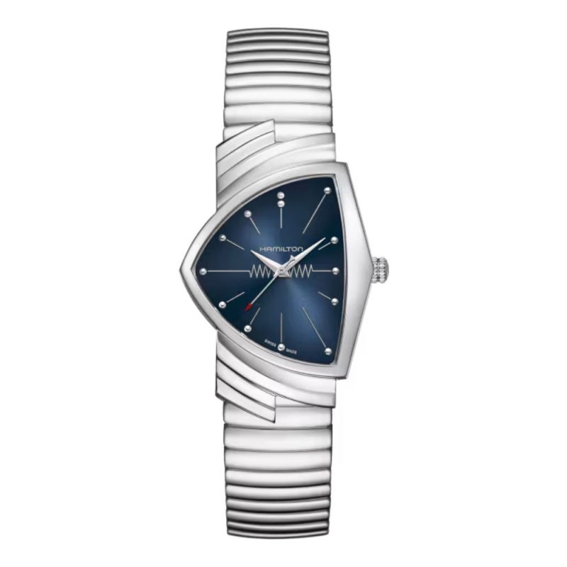 Hamilton Ventura Quartz - H24411142 En 1957, Hamilton presentó el primer reloj eléctrico, el Ventura. Un reloj revolucionario qu