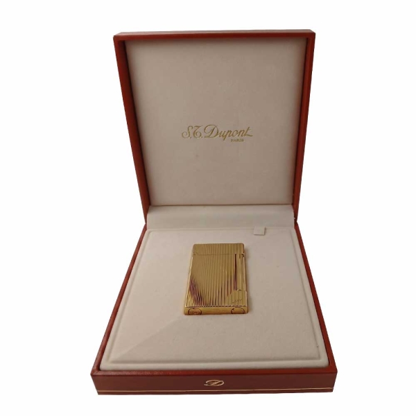 Encendedor chapado oro Dupont