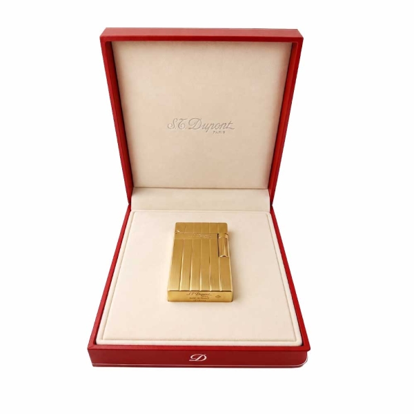 Encendedor Dupont chapado oro