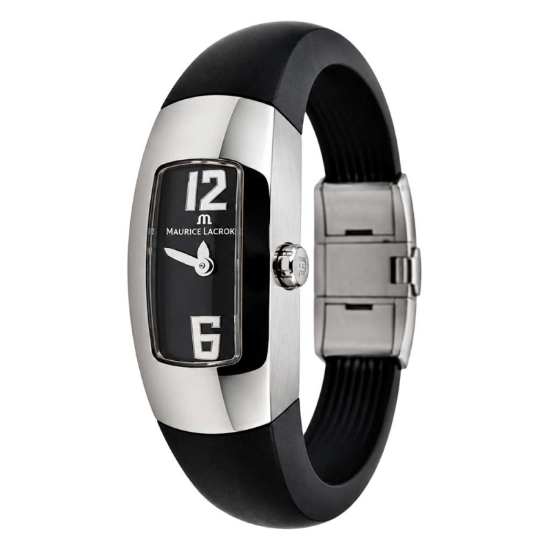 Reloj de Señora Maurice Lacroix en Acero con Caucho Negro - 32860-1101